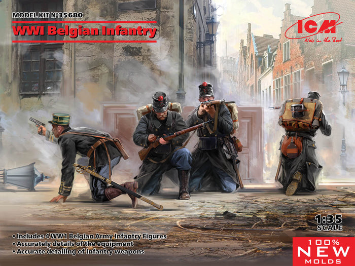 1/35 WWI Belgian Infantry