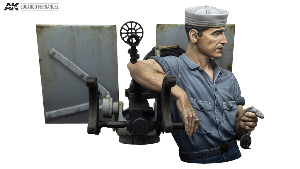 1/10 Midway "Tarfu" Oerlikon 20mm Machine Gunner USS Enterprise