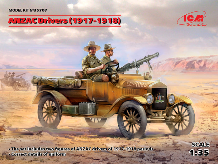 1/35 ANZAC Drivers (1917-1918) (2 figures)