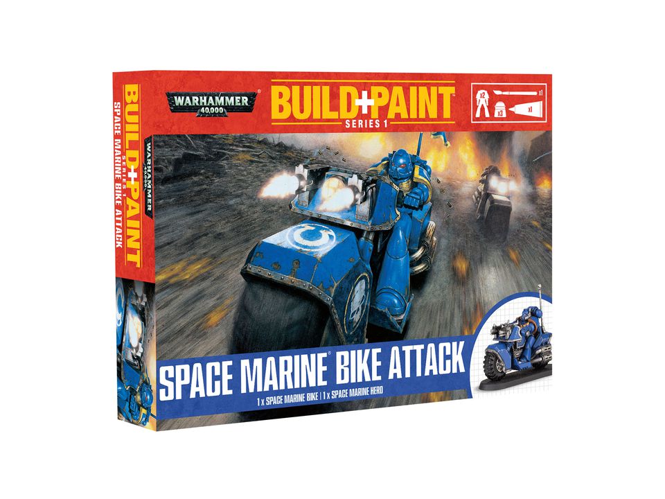 Set Warhammer 40K Space Marine Bike Attack