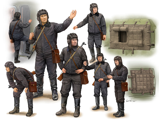 1/35 Soviet Soldier-Scud B Crew