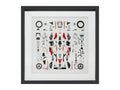 Quadro Moto Ducati Panigale Tricolore