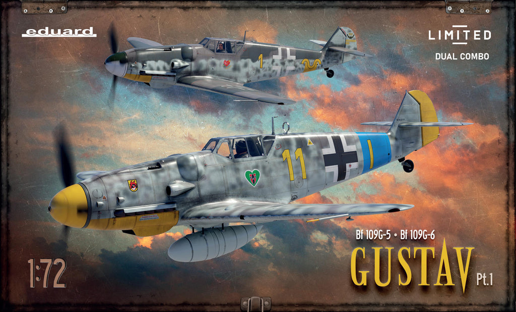 1/72 Gustav pt.1 Bf 109G-5 & Bf 109G-6 (Limited Dual Combo)