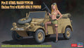 1/24 Pkw.K1 Kubel Wagen Type 82 (Balloon Tire) with Blond Girl Figure