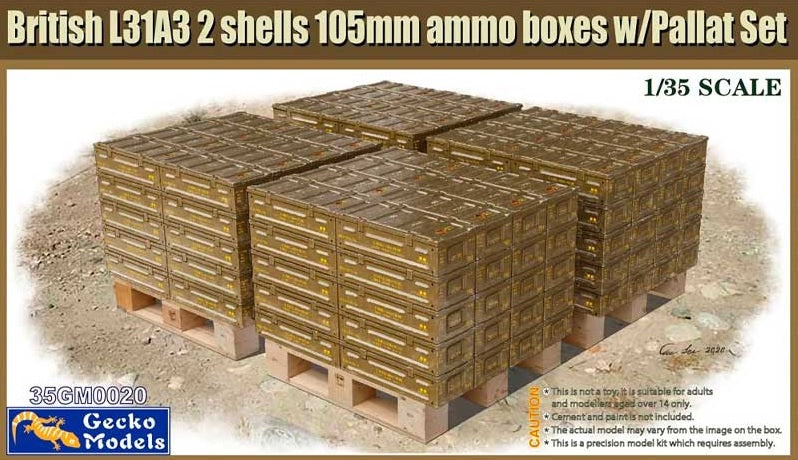 1/35 British Ammo & Pallet Set