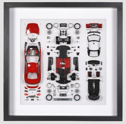 Quadro Auto Nissan GT-R Rossa