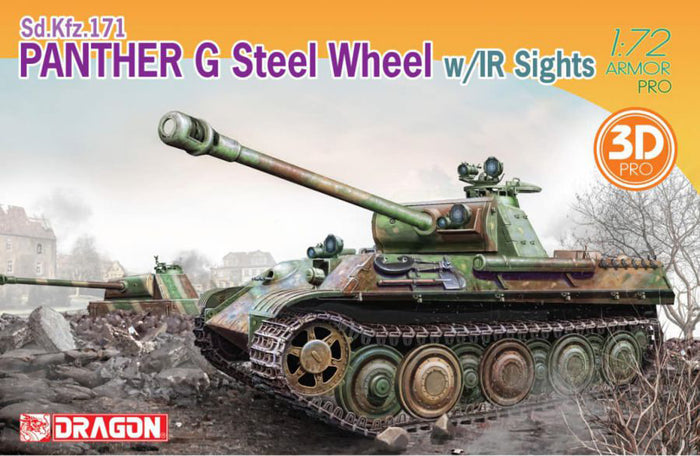 1/72 Panther G Steel Wheel with IR Sights