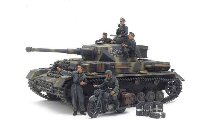 1/35 German Panzer IV Ausf.G Early Production & Motorcycle Eastern Front
