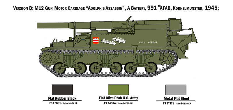 1/72 M12 Gun Motor Carriage