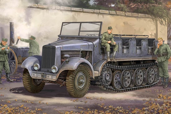 1/35 German Sd.Kfz.6 Halbk.zugm. Pionierausf.