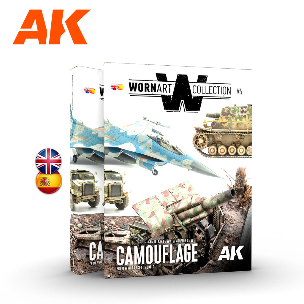 Worn Art Collection 04 Camouflage from WWI to Sci-Fi models - Bilingual