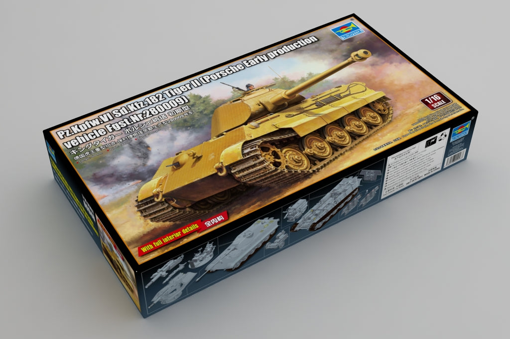 1/16 Pz.Kpfw.VI Sd.Kfz.182 Tiger II (Porsche Early production vehicle Fgst.Nr.280009)