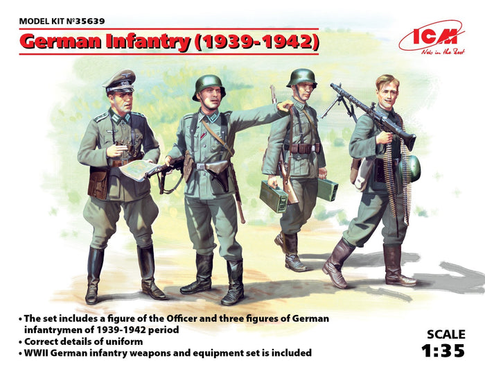1/35 German Infantry (1939-1942) (4 figures)