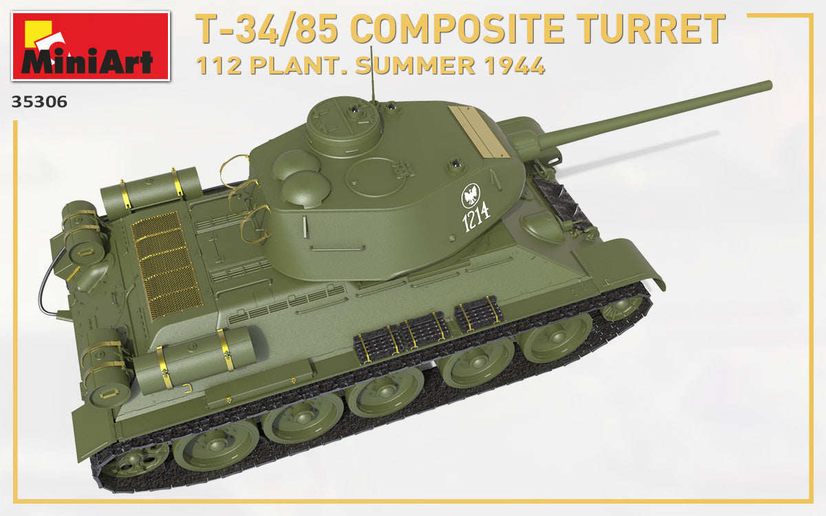 1/35 T-34/85 Composite Turret. 112 Plant. Summer 1944