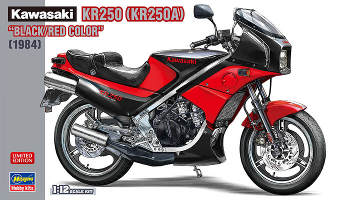 1/12 Kawasaki KR250 (KR250A) "Black/Red Color" 1984