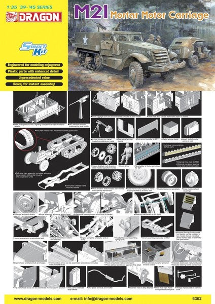 1/35 M21 Mortar Motor Carriage