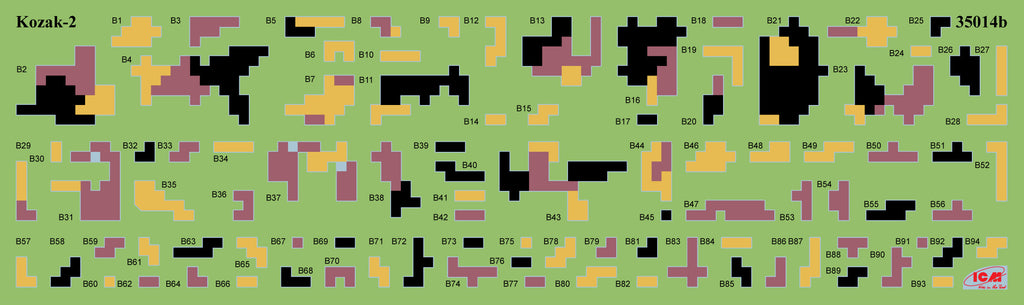 1/35 Chevrons of Personnel and Camouflage of Military Vehicles of the Uk