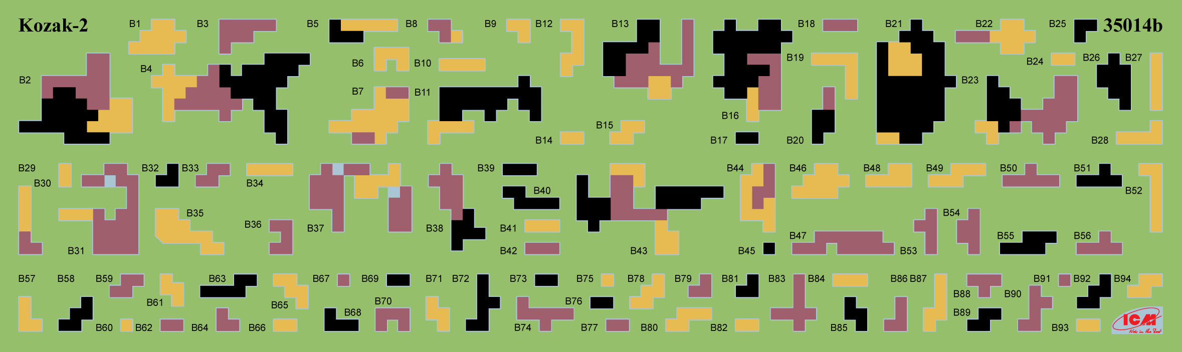 1/35 Chevrons of Personnel and Camouflage of Military Vehicles of the Uk