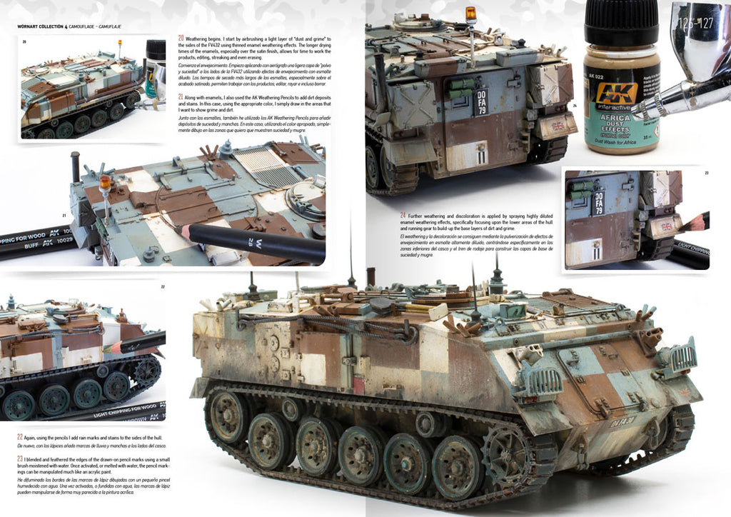 Worn Art Collection 04 Camouflage from WWI to Sci-Fi models - Bilingual