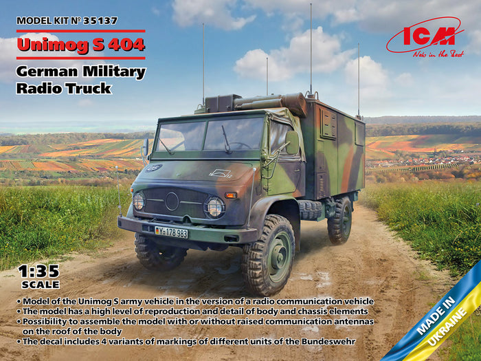1/35 Unimog S 404 German Military Radio Truck