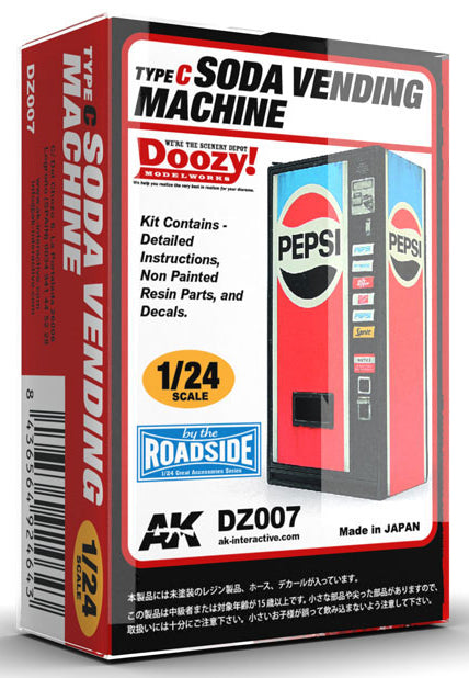 DOOZY! 1/24 SODA VENDING MACHINE / TYPE C - PEPSI