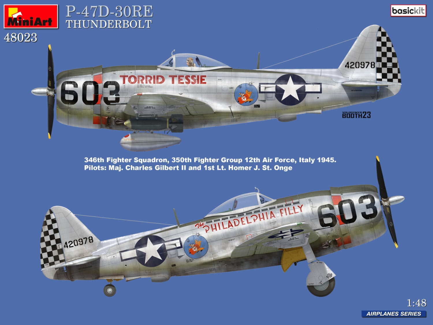 1/48 P-47D-30RE Thunderbolt. Basic Kit
