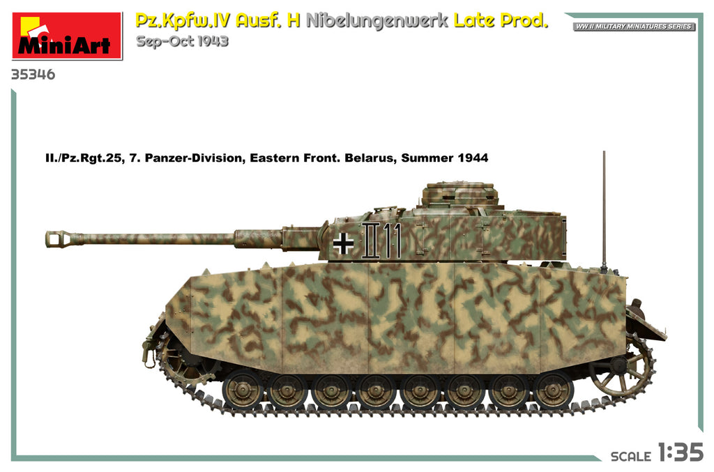 1/35 Pz.Kpfw.IV Ausf. H Nibelungenwerk Late Prod. (Sep-Oct 1943)