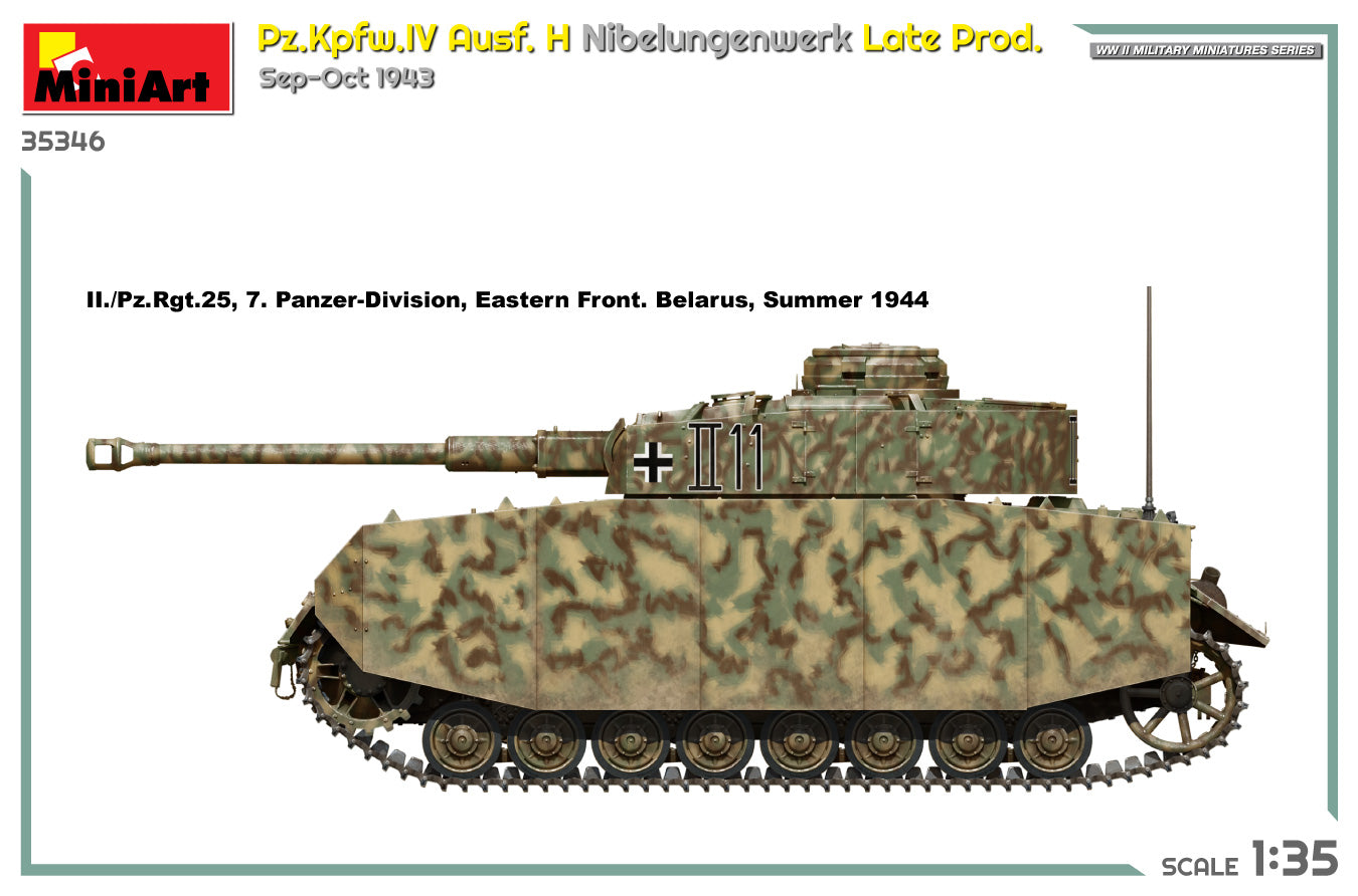 1/35 Pz.Kpfw.IV Ausf. H Nibelungenwerk Late Prod. (Sep-Oct 1943)