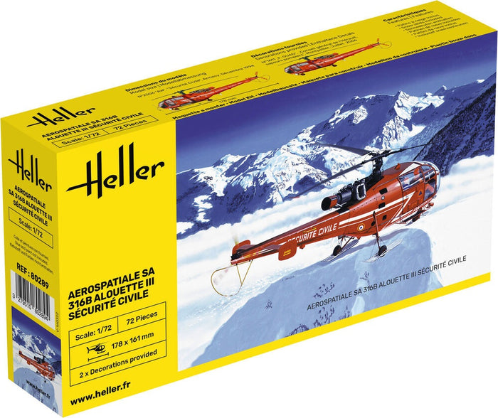 1/72 Alouette III Securite Civile