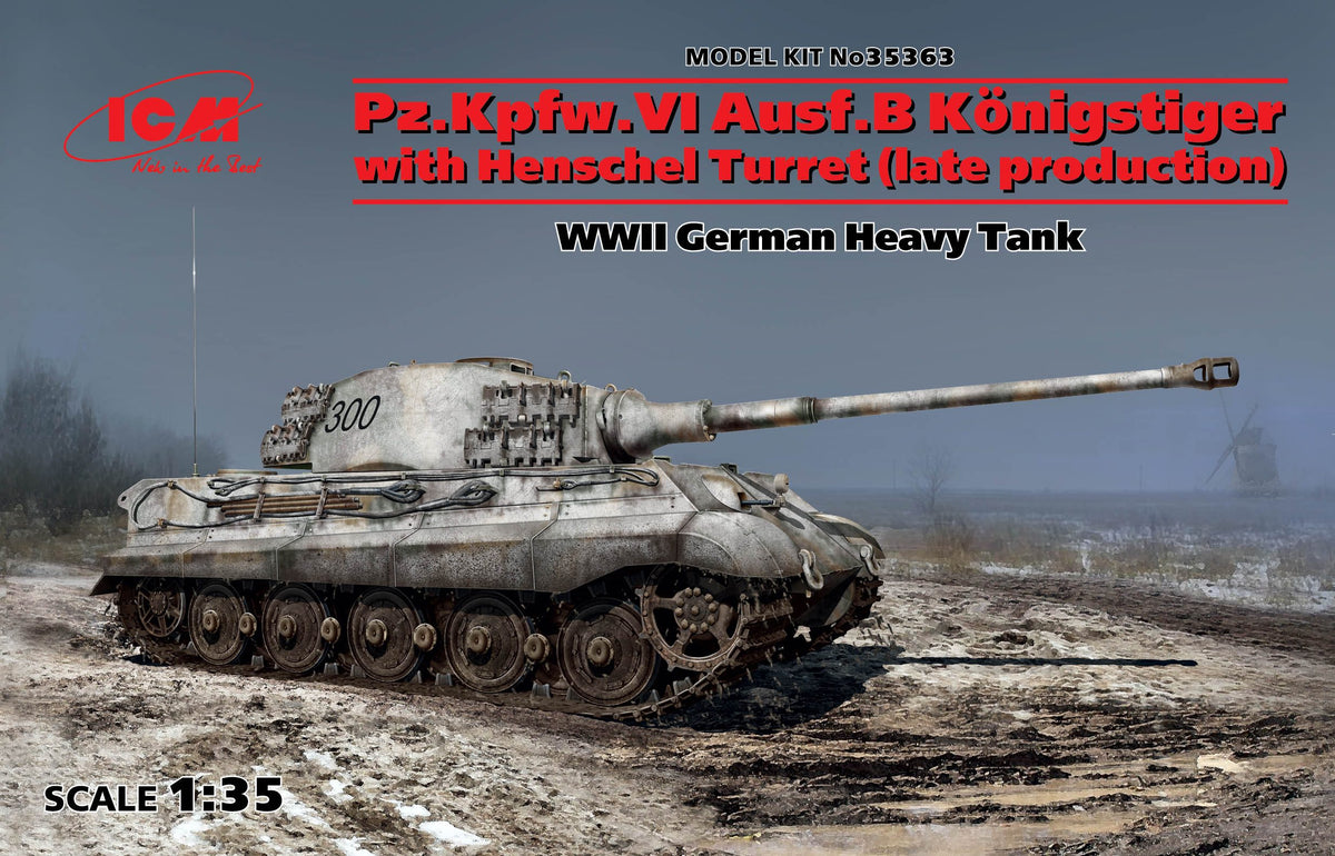 1/35 Pz.Kpfw.VI Ausf.B King Tiger with Henschel Turret late productionWW