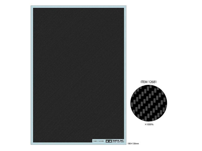 Decal Effetto Carbonio Tessitura Twill Fine