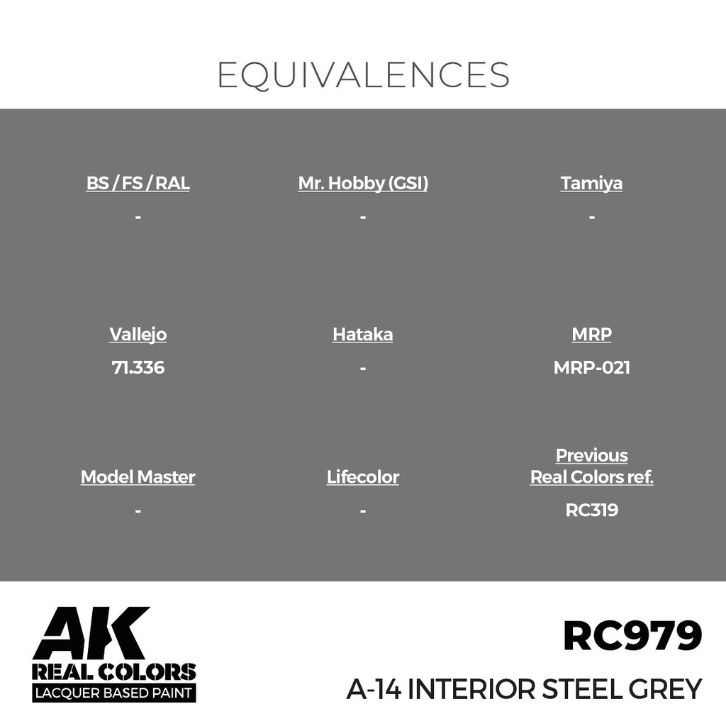 A-14 Interior Steel Grey 17ml