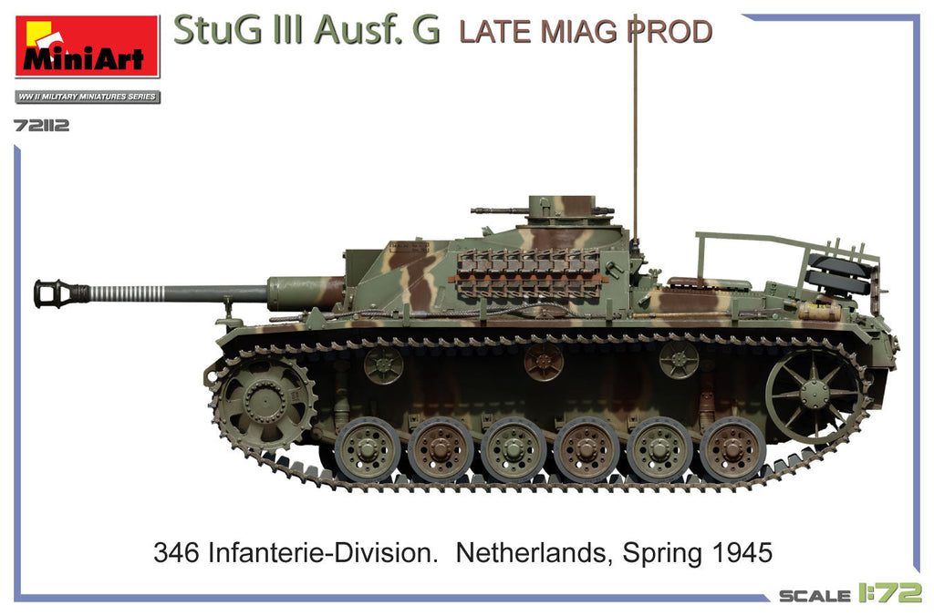 1/72 StuG III Ausf. G  Late Miag Prod.