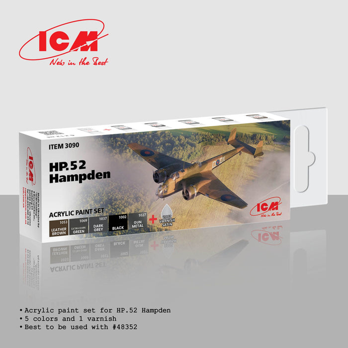 ACRYLIC SETS HP.52 Hampden (6 bottles x 12 ml)