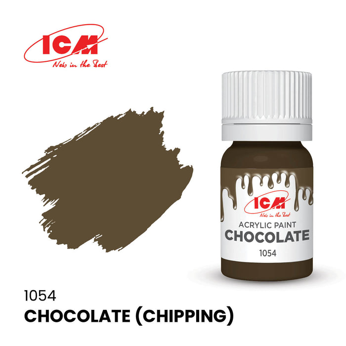 ACRYLIC PAINT Chocolate (Chipping) 12 ml