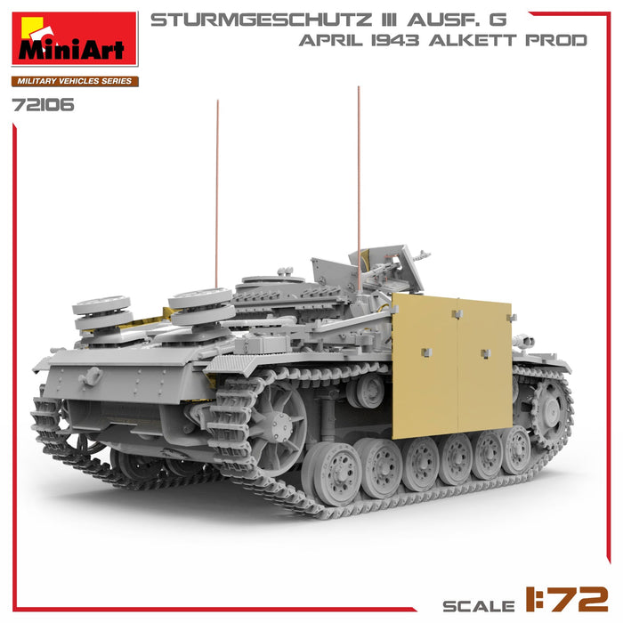 1/72 Sturmgeschutz III Ausf. G  April 1943 Alkett Prod.