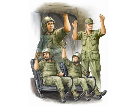 1/35 US Army CH-47 Crew in Vietnam