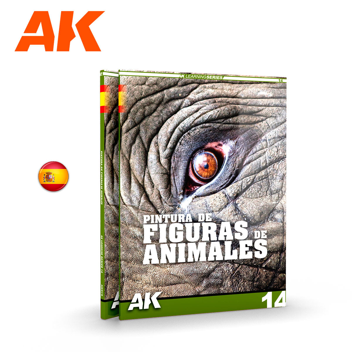 AK Learning 14 Pintura de Figuras de Animales Spanish