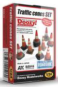 DOOZY! 1/24 TRAFIC CONES SET