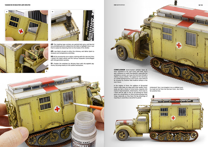 ICM: How to Paint & Weather WW2 Trucks Warhorses - French