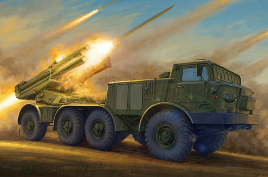 1/35 Russian 9P140 TEL of 9K57 Uragan Multipl Launch Rocket System