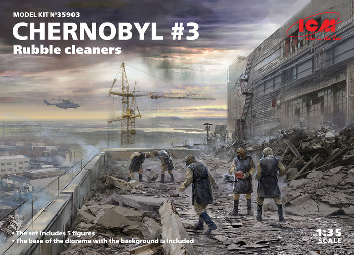 1/35 Chernobyl#3. Rubble cleaners (5 figures)