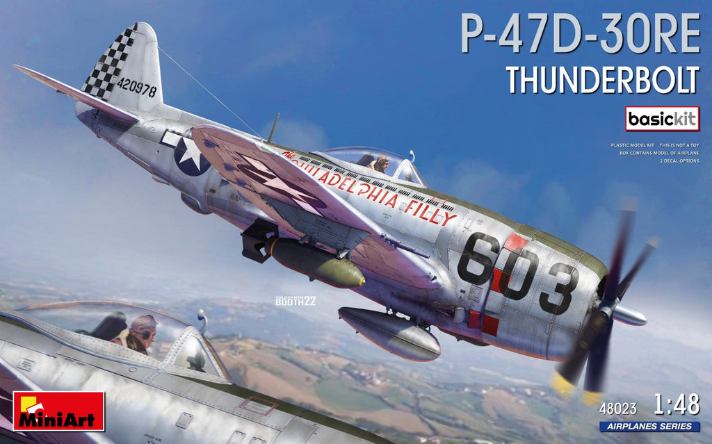 1/48 P-47D-30RE Thunderbolt. Basic Kit