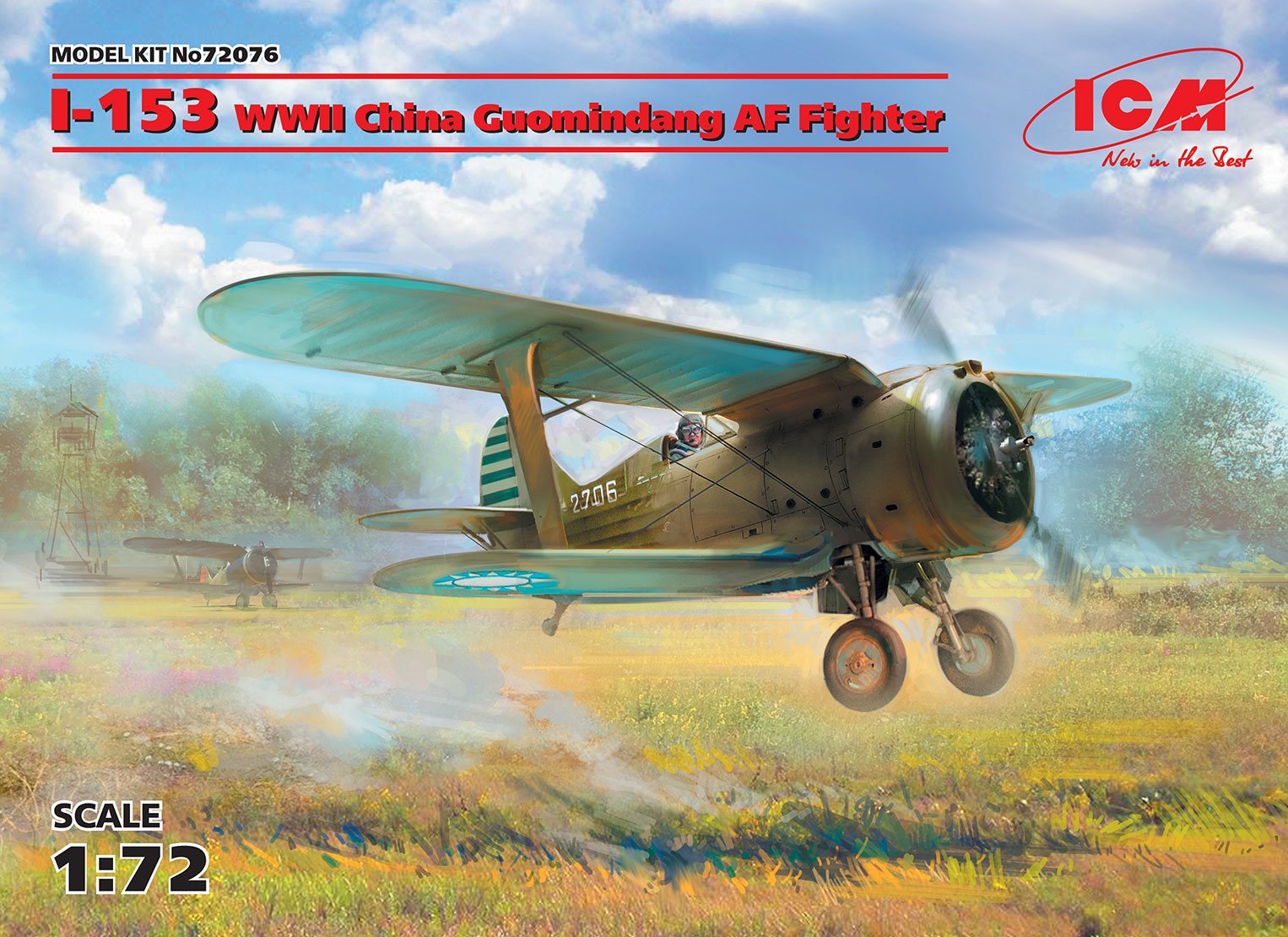 1/72 I-153, WWII China Guomindang AF Fighter