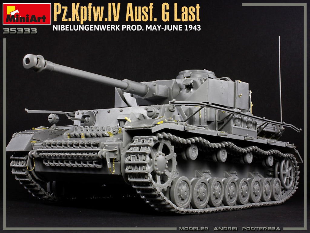 1/35 Pz.Kpfw.IV Ausf. G-Last/H-Early Nibelungenw. 2in1 Interior Kit