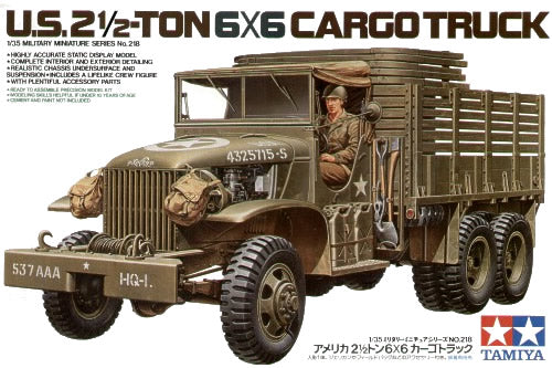 1/35 U.S. 2,5ton 6x6 Cargo Truck