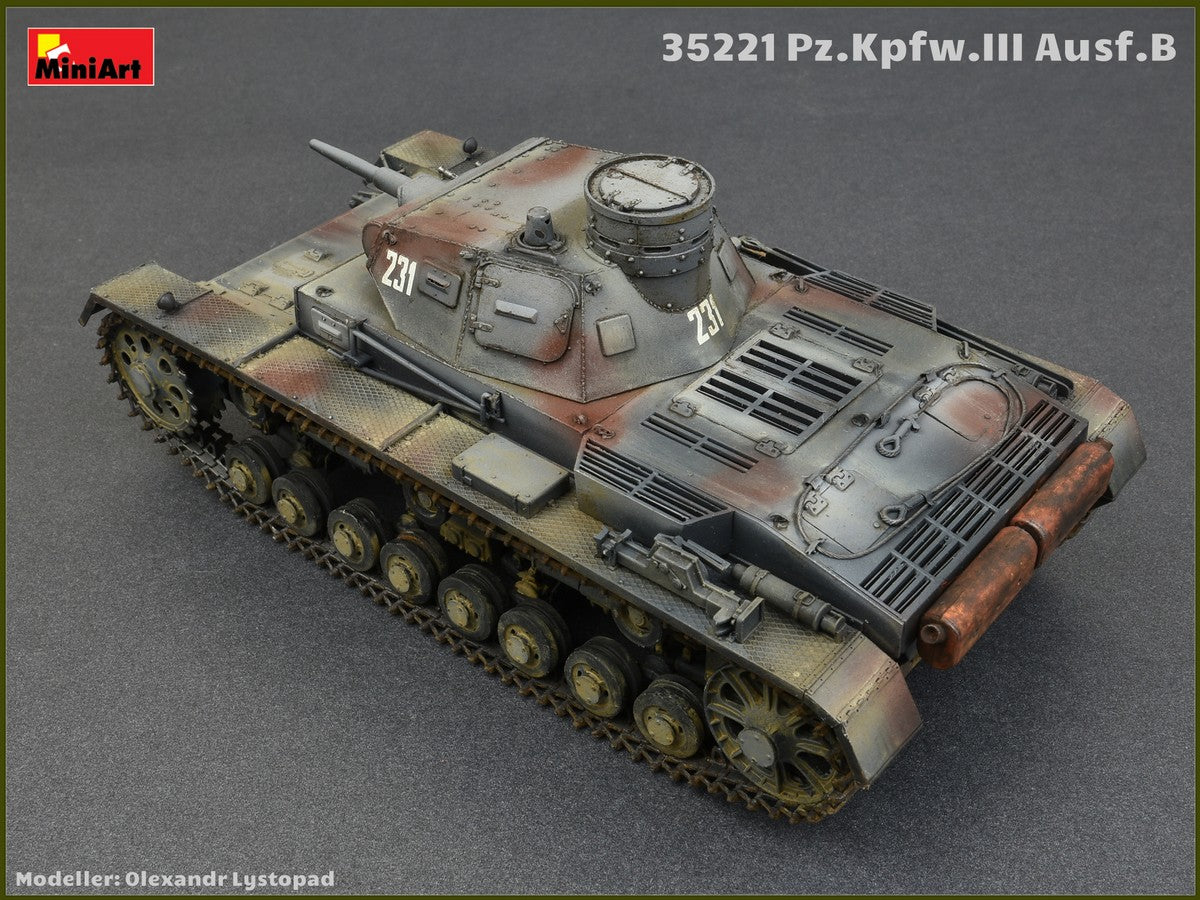 1/35 Pz.Kpfw.3 Ausf.B w/Crew