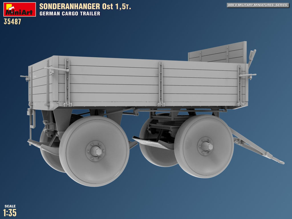1/35 Sonderanhanger Ost 1,5t. German Cargo Trailer