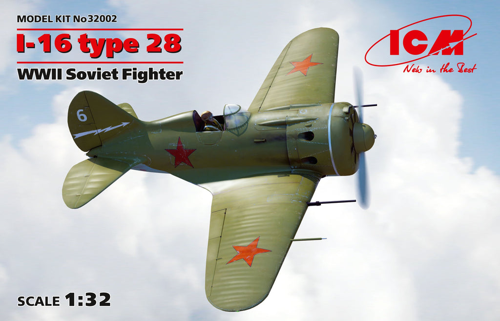 1/32 I-16 type 28, WWII Soviet Fighter