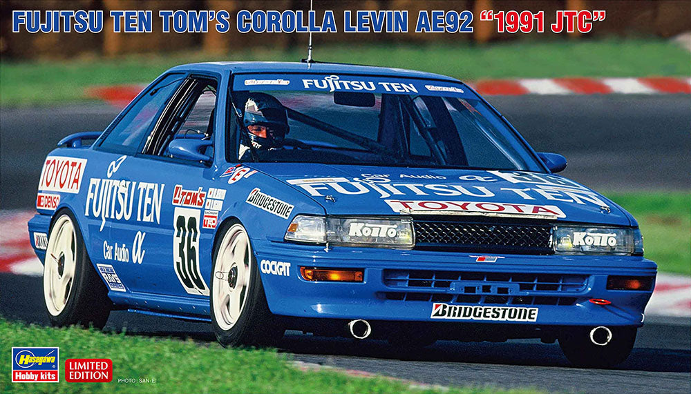 1/24 Fujitsu Ten To's Corolla Levin AE92 1991 JTC